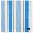 Lexington Striped Linen Bordsduk Blå, Vit