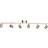 By Rydéns Correct Ceiling Light 6 Low Gold Spotlight