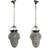 Dkd Home Decor Loftslampe Krystal Metal Multifarvet Pendel ∅ 20cm
