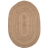 Venture Home Oliver 100% jute 200*140- -Oval-Natural dark Natur, Brun, Svart cm