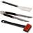 Char-Broil 3-Piece Silver Plastic & Stainless Steel Barbecue Tool Set