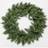 Samuel Alexander Kateson Fir Green Christmas Door Wreath with Decoration