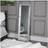 Melody Maison Silver Leaner Wall Mirror 47x142cm