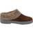 Clarks Knitted Slipper - Dark Brown