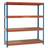 VFM Orange/Zinc Heavy Shelving System