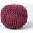 Homescapes Plum Pouffe