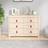 vidaXL Brown, 100 Solid Pine Sideboard