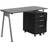 Flash Furniture Singleton Grey/Black Writing Desk 59.7x120cm