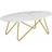 Wohnling Clanton Vit/Guld Soffbord 60x120cm