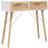 vidaXL White Solid Pine Console Table