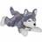Nobby Soft Toy for Dog - Dog Lying Down Pet Husky - Bleu