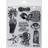 Ranger Dyan Reaveley's Dylusions Cling Stamp Collections 8.5"X7"-Black Sheep