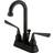 Kingston Brass KB3615ZL 4 in Centerset Bathroom Faucet Silver