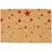 Relaxdays Doormat Star Pattern Red