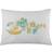 Homescapes 'Embroidered Complete Decoration Pillows White, Green