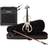 Stagg Shaped Electric Violin Bundle, White