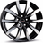 Borbet CW5 Dull Black Polished 6x16 5/118 ET68 B71.1