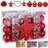 Deuba Baubles 66Pcs Christmas Tree Ornament