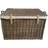 Large Antique Wash Storage Wicker Basket