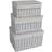 RED HAMPER Large White Wash Steamed Lined Basket
