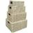 RED HAMPER Seagrass Storage Basket