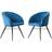 Life Interiors Vittorio lux Velvet Kitchen Chair 2pcs