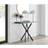 Furniturebox Leonardo Black Leg Console Table