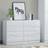 The Range Gloss White Chest of Drawer 120x77cm