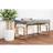 Furniturebox Cambridge Modern Gold Settee Bench