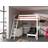 Vipack Hochbett inkl. Kommode Sessel Kiefer massiv