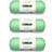 Caron Simply Soft Limelight Brites Garn 3-Pack