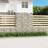 vidaXL buet gabionkurv 150x50x180/200 galvaniseret jern