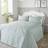 Serene Luana Pinsonic Stitch Bedspread Green