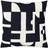 Furn Abstract Printed Cushion Complete Decoration Pillows Black, White (50x50cm)