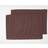 Homescapes Cotton Chocolate 2 Place Mat Brown