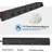 ExtraStar 6 Gang Surge-Protected Extension Lead Black 2m
