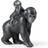 Royal Copenhagen Årsfigur 2023 Gorilla med baby Figurine 13cm
