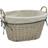 JVL Arianna Tapered Willow Wash Basket