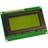 Display Elektronik Gulgrøn LC-Display 16 x 4 Pixel
