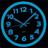 Technoline Eye-catching Shrill 25,5 x 4 x 25,5 cm Wall Clock