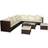 vidaXL 8 Piece Garden Outdoor Lounge Set