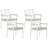 Beliani Set of 4 Garden Garden Dining Chair