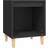 vidaXL black, 1 Bedside Table 35x40cm