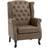 Homcom Chesterfield Brown Armchair 108cm