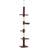 Pawhut to Ceiling Cat Tree for Cats 5-Tier Kitty Tower Center Post
