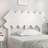 vidaXL white, 122.5 Pine Bed Headboard