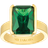 Sif Jakobs Roccanova Grande Ring - Gold/Green