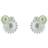 Georg Jensen Daisy Ear Studs - Silver/Green/White