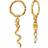 Maanesten Evelyn Earrings - Gold/Pearls/Pink