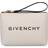 Givenchy Womens Beige/black Logo-print Large Cotton-canvas Pouch